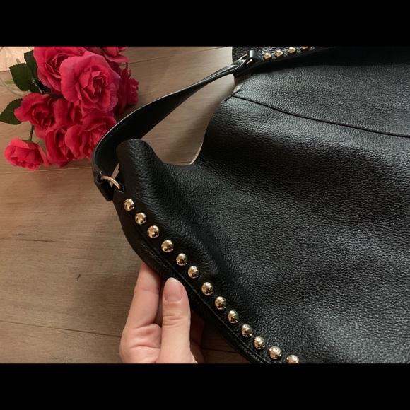 NWOT Rebecca Minkoff Leather Studded Shoulder Bag - Picture 10 of 11